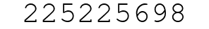 Number 225225698.