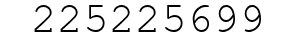Number 225225699.