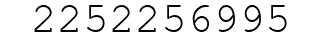 Number 2252256995.