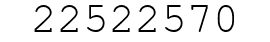 Number 22522570.