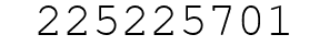 Number 225225701.