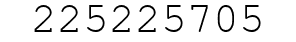 Number 225225705.