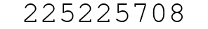 Number 225225708.