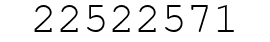 Number 22522571.
