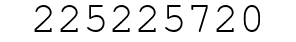 Number 225225720.