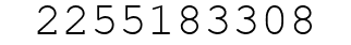 Number 2255183308.