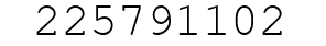 Number 225791102.