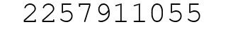Number 2257911055.