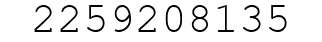 Number 2259208135.