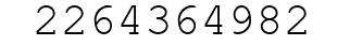 Number 2264364982.