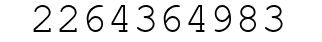 Number 2264364983.