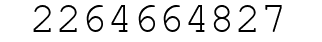 Number 2264664827.