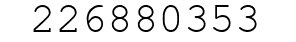 Number 226880353.