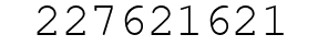Number 227621621.