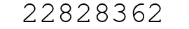 Number 22828362.