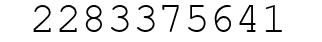 Number 2283375641.