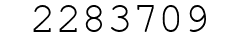 Number 2283709.