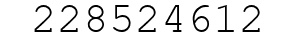 Number 228524612.