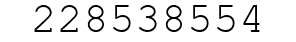 Number 228538554.