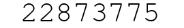 Number 22873775.