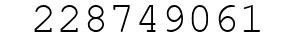Number 228749061.