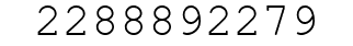 Number 2288892279.