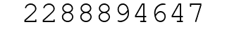 Number 2288894647.