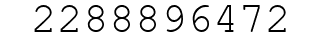 Number 2288896472.