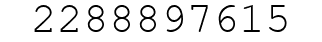 Number 2288897615.