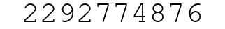 Number 2292774876.