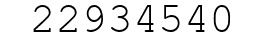 Number 22934540.