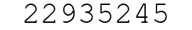 Number 22935245.