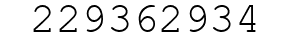 Number 229362934.