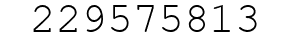 Number 229575813.