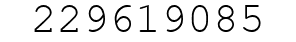 Number 229619085.