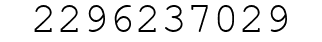 Number 2296237029.