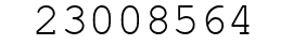 Number 23008564.