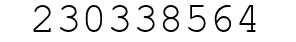 Number 230338564.