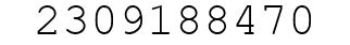 Number 2309188470.