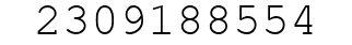 Number 2309188554.