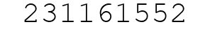 Number 231161552.