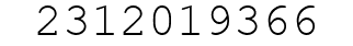 Number 2312019366.