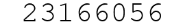 Number 23166056.
