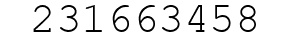Number 231663458.