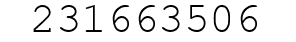 Number 231663506.
