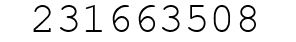 Number 231663508.