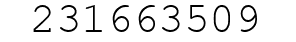 Number 231663509.