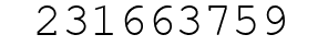 Number 231663759.