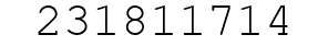 Number 231811714.