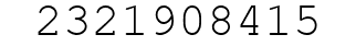 Number 2321908415.